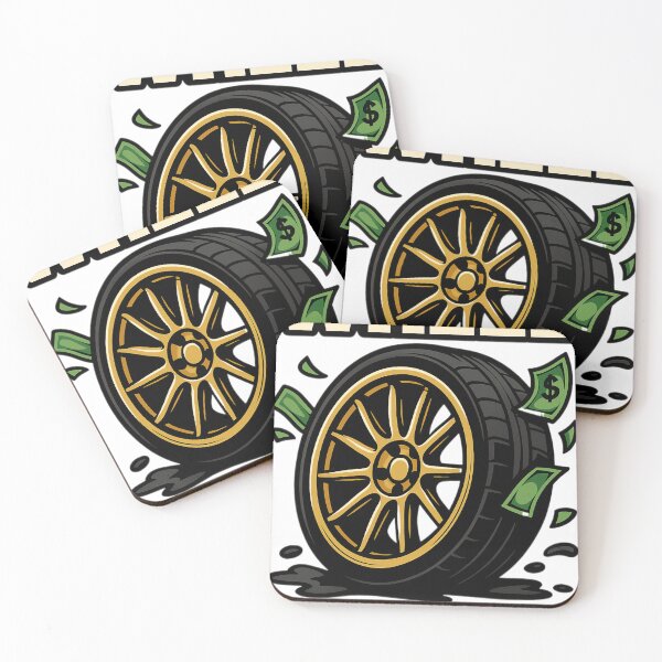 Item preview, Wheel Let’s Roll Funny Car Enthusiast Design designed and sold by veinmerch.