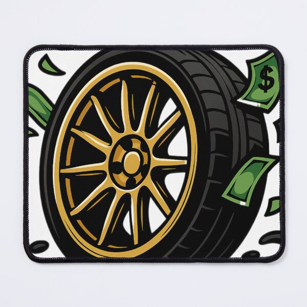 Item preview, Wheel Let’s Roll Funny Car Enthusiast Design designed and sold by veinmerch.