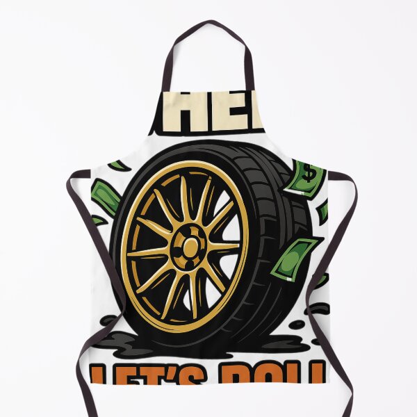 Item preview, Wheel Let’s Roll Funny Car Enthusiast Design designed and sold by veinmerch.