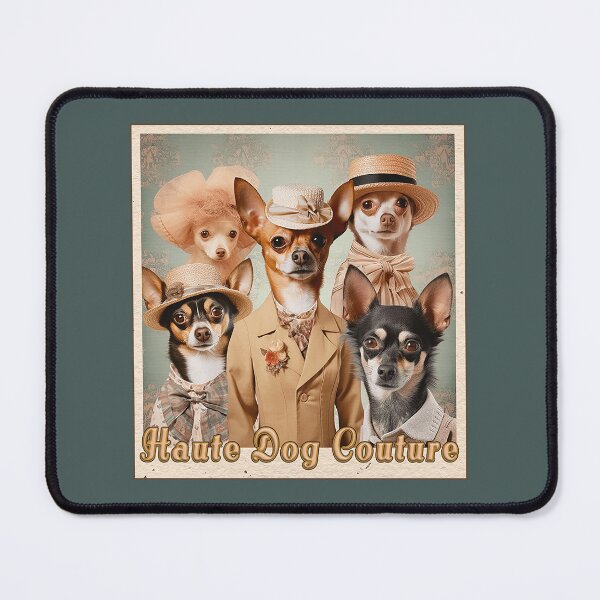 Item preview, Haute Dog Couture Chihuahua Portrait designed and sold by AM-Storefront.