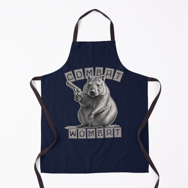 Item preview, Combat Wombat Meme With Revolver designed and sold by Uniquely Yours.