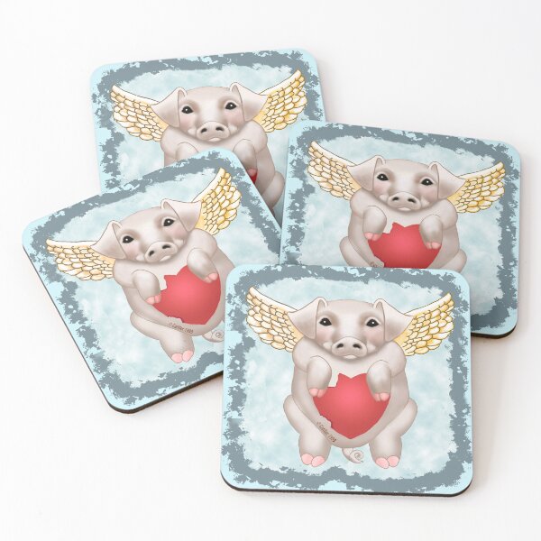 Item preview, Flying Pig Love designed and sold by artmuvz.