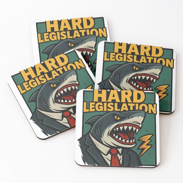Item preview, Hard Legislation Shark Lawyer Power Suit Design designed and sold by veinmerch.