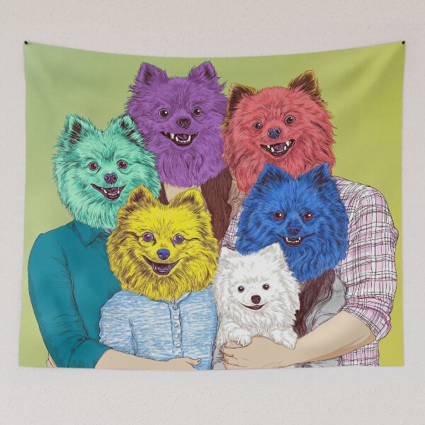 Item preview, Pomeranian Family designed and sold by Arthoughts.