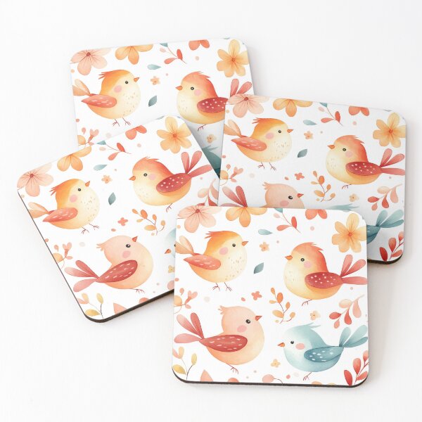Item preview, Little birds and flowers designed and sold by ARTelierDigital.