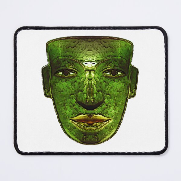 Item preview, Aztec God Mask Jade designed and sold by Static-Fractal.