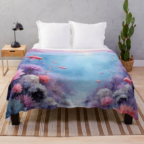 Item preview, Ethereal Ocean Dreamscape with Pink Fish designed and sold by Christies Creations.