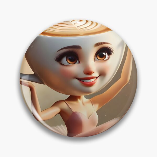 Item preview, Ballet dance move of Ballerina Cappucina - beautiful female brainrot meme designed and sold by EmeraldeaArt.