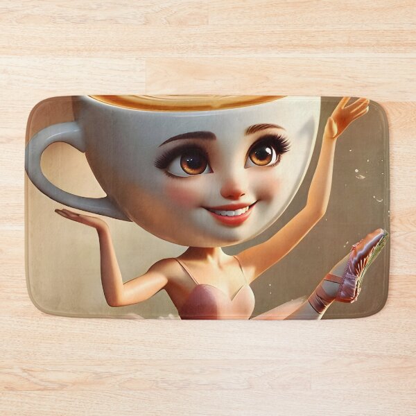 Item preview, Ballet dance move of Ballerina Cappucina - beautiful female brainrot meme designed and sold by EmeraldeaArt.