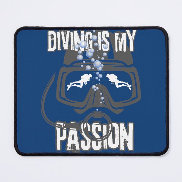 Item preview, Diving is my passion-scuba diving mask designed and sold by Szpaku desart .