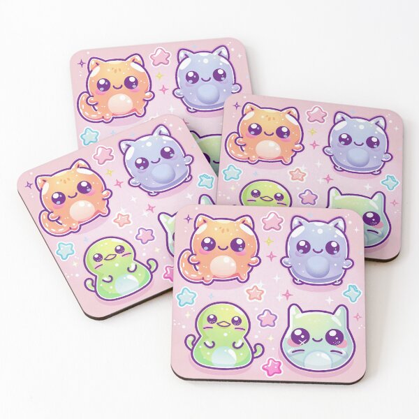 Item preview, Kawaii animals in pastel colors designed and sold by Arthoughts.