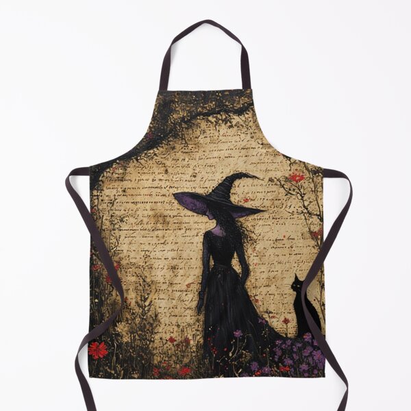 Item preview, Witch and Black Cat designed and sold by TheDarkWardrobe.