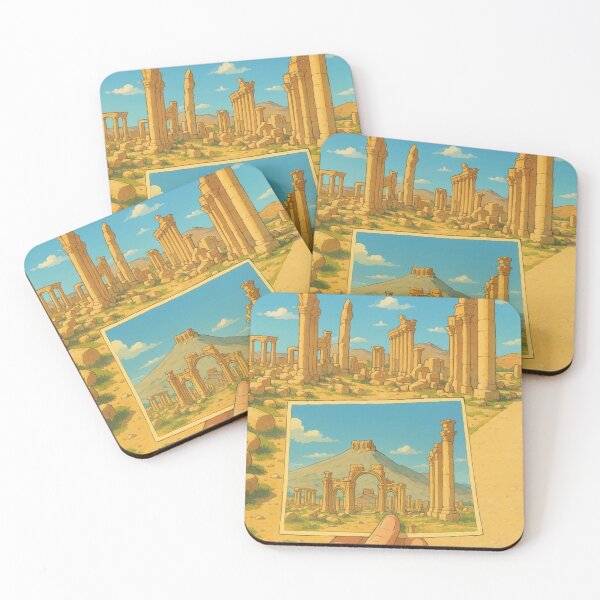 Item preview, Palmyra Castle view of the archaeological area and the archaeological arc de Triomphe  designed and sold by  Bride of the desert.