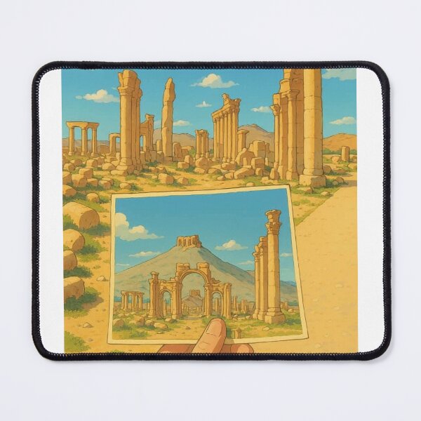 Item preview, Palmyra Castle view of the archaeological area and the archaeological arc de Triomphe  designed and sold by  Bride of the desert.