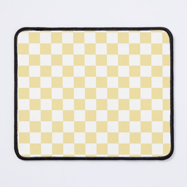 Item preview, Butter yellow and white checkerboard designed and sold by Karf  ..