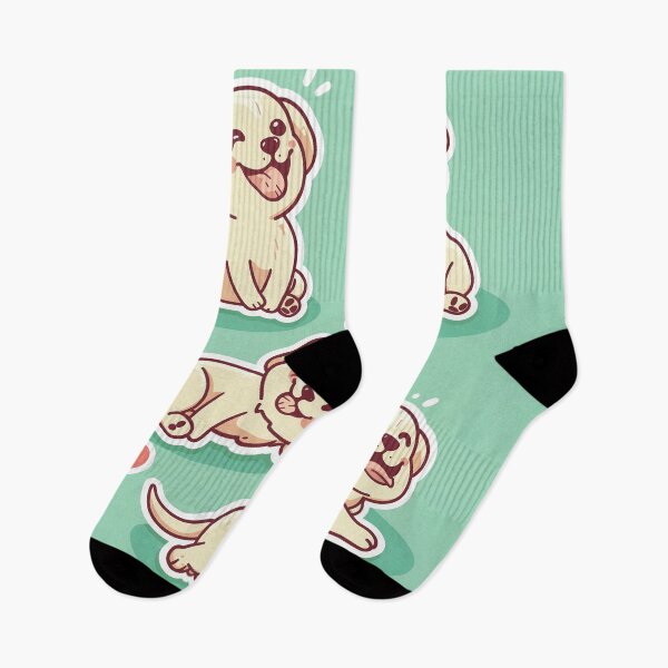 Item preview, Happy Kawaii Labradors in Action designed and sold by Arthoughts.