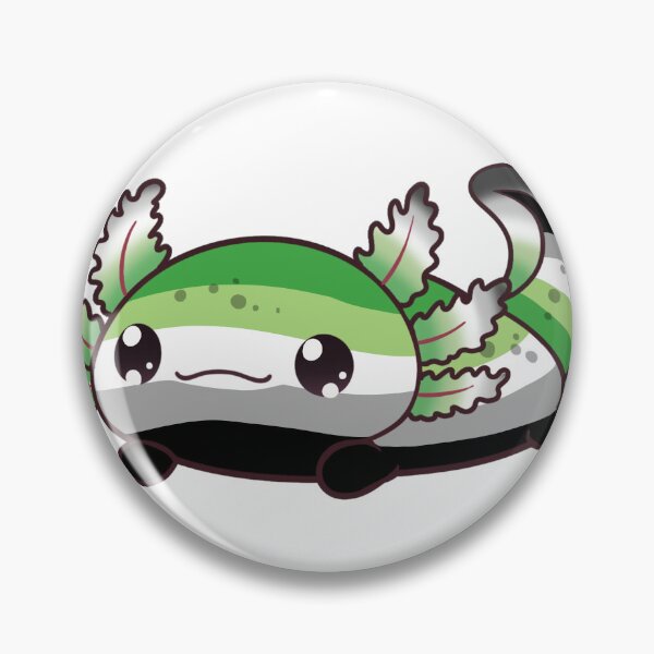 Item preview, Cute Aromantic Axolotl LGBTQ+ Pride merch designed and sold by Professional Monster Ami.
