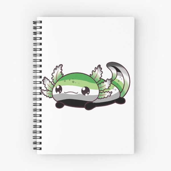 Item preview, Cute Aromantic Axolotl LGBTQ+ Pride merch designed and sold by Professional Monster Ami.