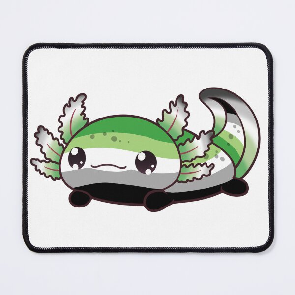Item preview, Cute Aromantic Axolotl LGBTQ+ Pride merch designed and sold by Professional Monster Ami.