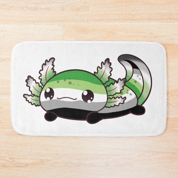 Item preview, Cute Aromantic Axolotl LGBTQ+ Pride merch designed and sold by Professional Monster Ami.