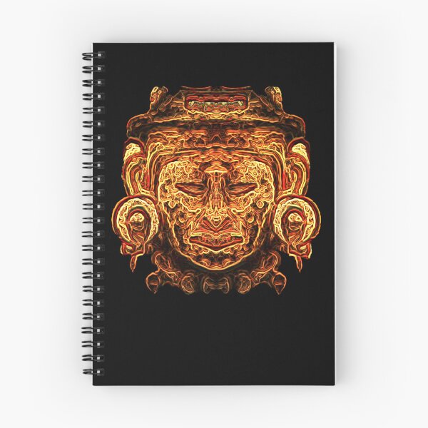 Item preview,  Aztec God Mask Gold Psychedelic designed and sold by Static-Fractal.