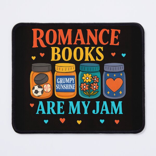 Item preview, Romance books are my jam designed and sold by Foul-MouthedCo.
