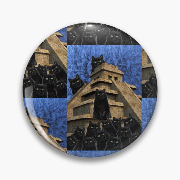 Item preview, Pyramids with Super Cats  designed and sold by StillandSoul.