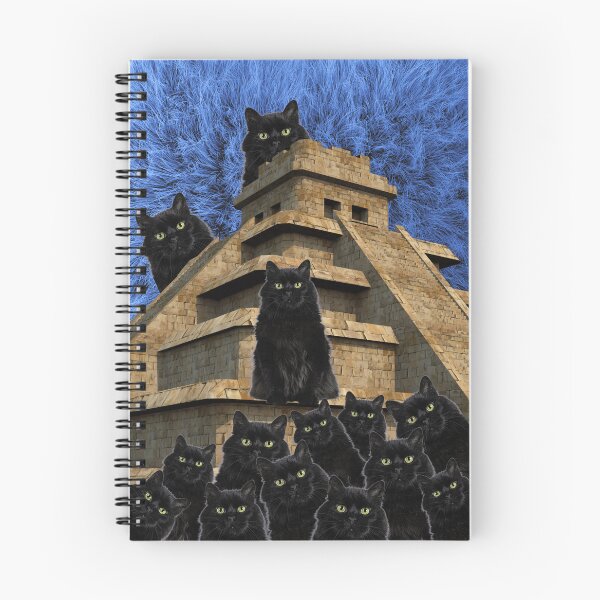 Item preview, Pyramids with Super Cats  designed and sold by StillandSoul.