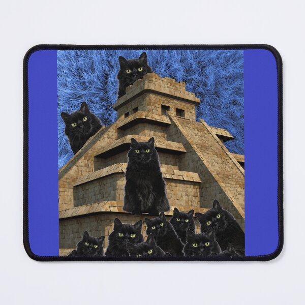 Item preview, Pyramids with Super Cats designed and sold by Meowtrix.Realms.