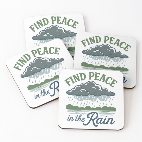 Item preview, Peace in the rain designed and sold by Foul-MouthedCo.