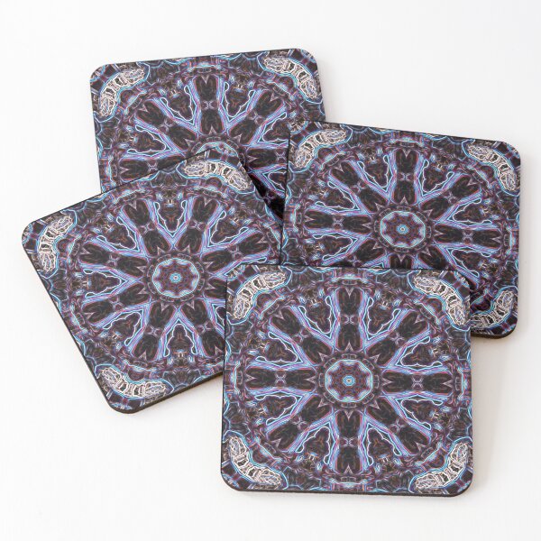 Item preview,  Mandala Eight Petal Talisman Blue designed and sold by Static-Fractal.
