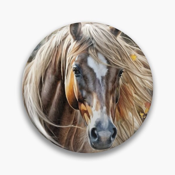 Item preview, Horse in Autumn Foliage Fall Colors Pretty designed and sold by Stephanie Laird.