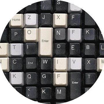 Artwork thumbnail, Keyboard Keys by sofisstickerbox