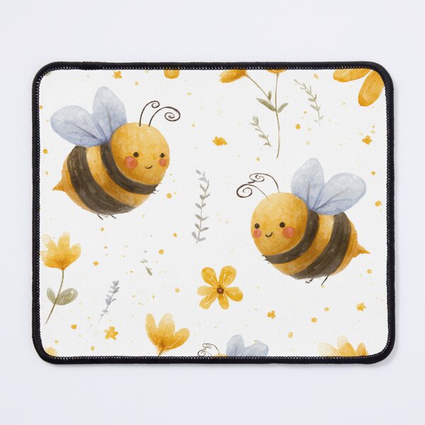 Item preview, Bees and flowers designed and sold by ARTelierDigital.