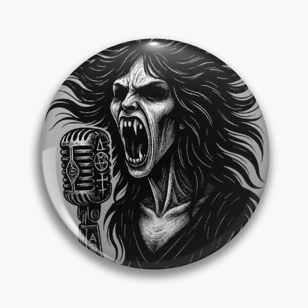 Item preview, Scream Queen – Gothic Banshee Rocker Art designed and sold by Altered Array, LLC.