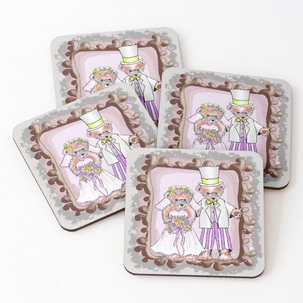Item preview, Bear Bride and Groom designed and sold by artmuvz.
