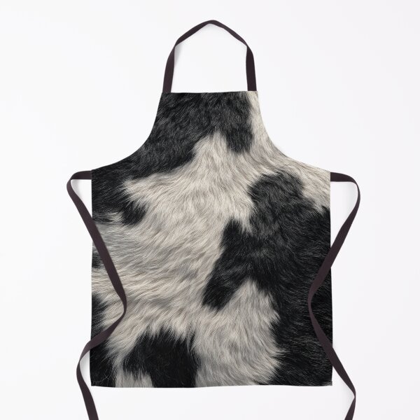 Item preview, Realistic Cowhide Texture with Black and White Fur – Animal Pattern Design designed and sold by MonxArt.