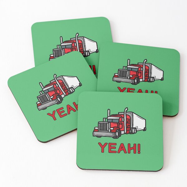 Item preview, RED TRUCK, YEAH, WHEELS, VEHICLES, TRANSPORT  designed and sold by AASparksDesigns.