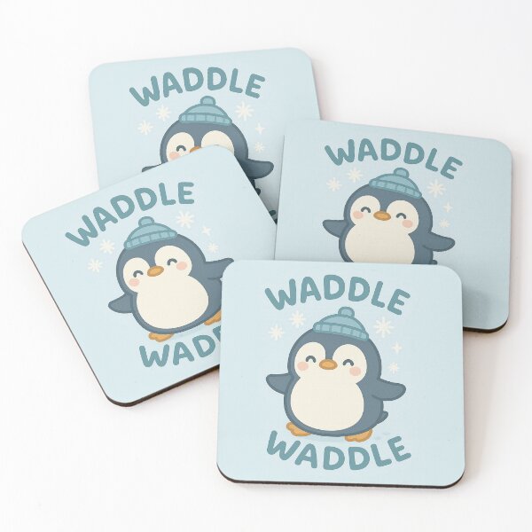 Item preview, Waddle On! – Kawaii Penguin Design designed and sold by NovaMoodCo.