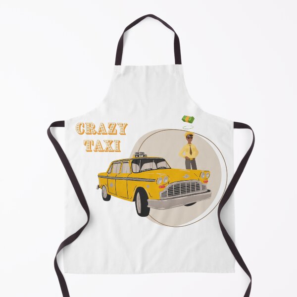 Item preview, Crazy Taxi Retro Vibes – Fun Vintage Cab Driver Design designed and sold by MaverickMarks.