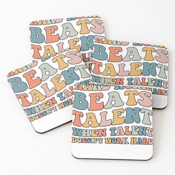 Item preview, Hard Work Beats Talent When Talent Doesn't Work designed and sold by SakuraPxl.