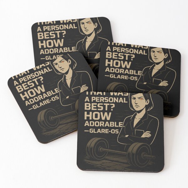 Item preview, Personal Best? How Adorable – Glare-OS Gym Sarcasm designed and sold by GrindReapers Vault.