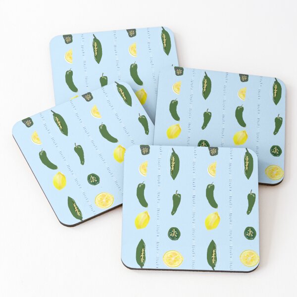 Item preview, Spicy and sour pattern designed and sold by Ginger Tea Studio.