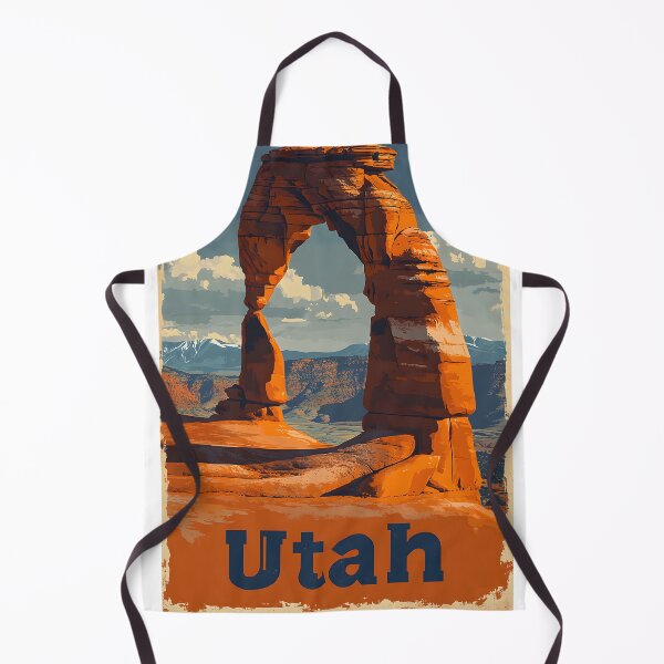 Item preview, travel poster of the iconic Arch in Utah Under Dramatic Skies designed and sold by Artessie.