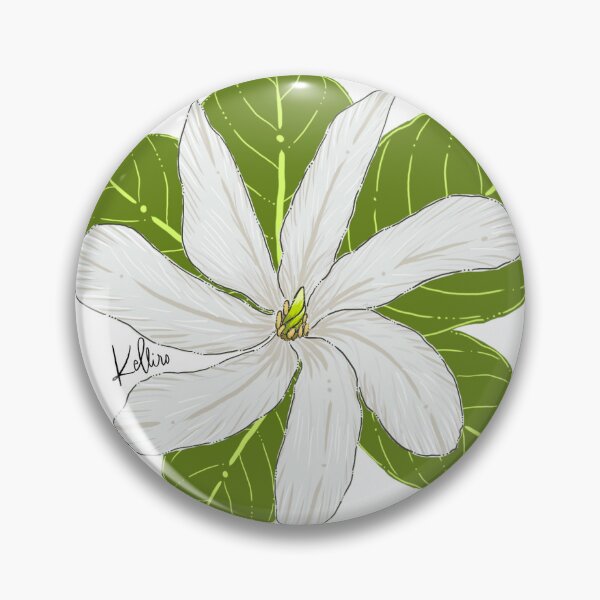 Item preview, Tiare Flower with Leaves designed and sold by KelliroDesigns.