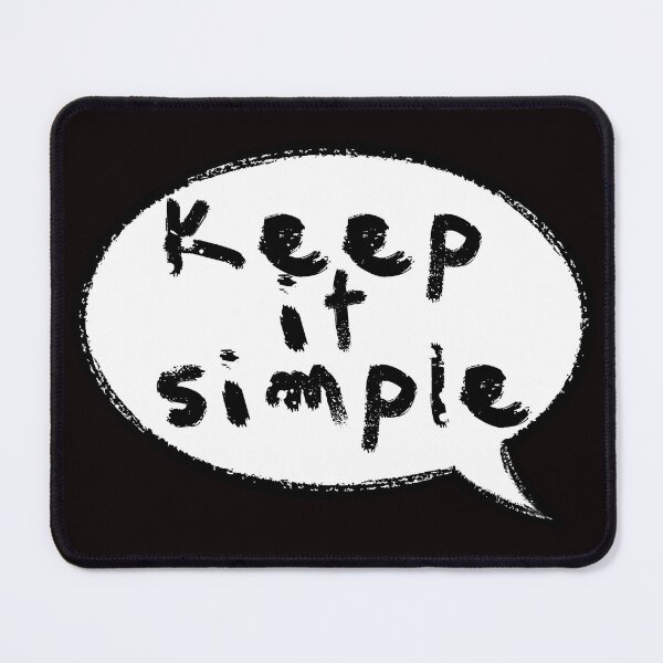 Item preview, Keep It Simple designed and sold by Woofsound.