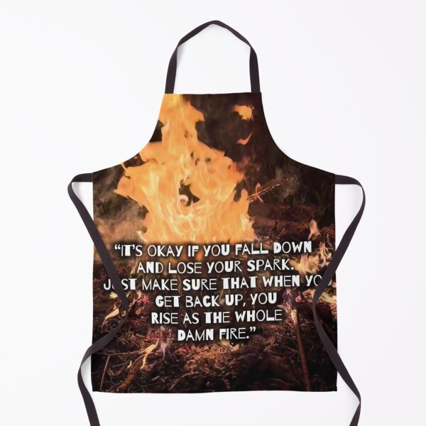 Item preview, Rise as the Whole Damn Fire — Raging Fire & Phoenix Inspirational Quote with Witchy Vibes designed and sold by aadventures.