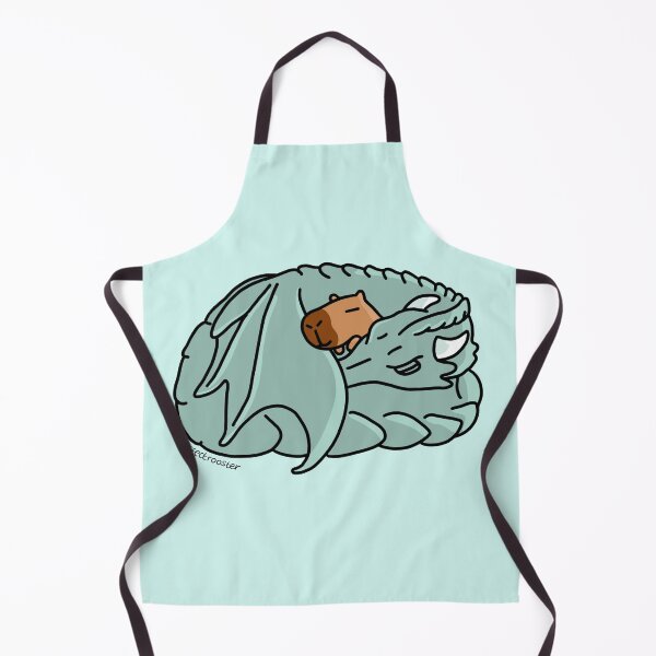 Item preview, Capybara chilling with a dragon designed and sold by perfectrooster.