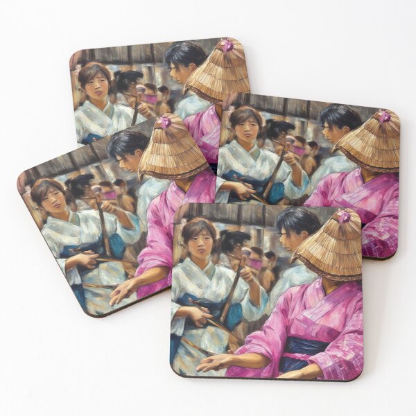 Item preview, Owara Festival Dancers, Japan designed and sold by The Wandering Bookworm.