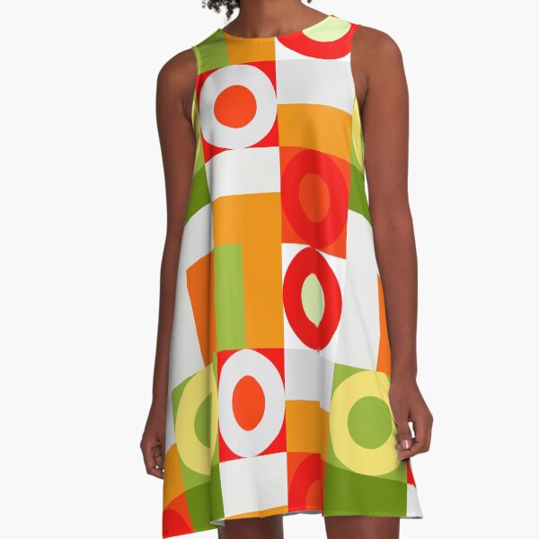 Item preview, Geometric Pattern In Orange, Yellow, Red And Green designed and sold by DEC02.